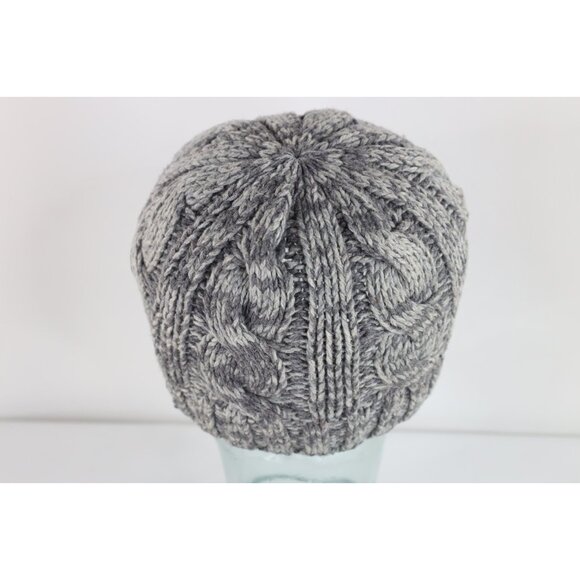 Vtg Y2K Babydoll Abercrombie & Fitch Wool Blend Chunky Cable Knit Winter Beanie main image 7